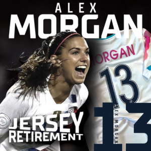 Alex Morgan's Number 13 Retired by San Diego Wave