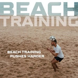 Soccer Training at the Beach