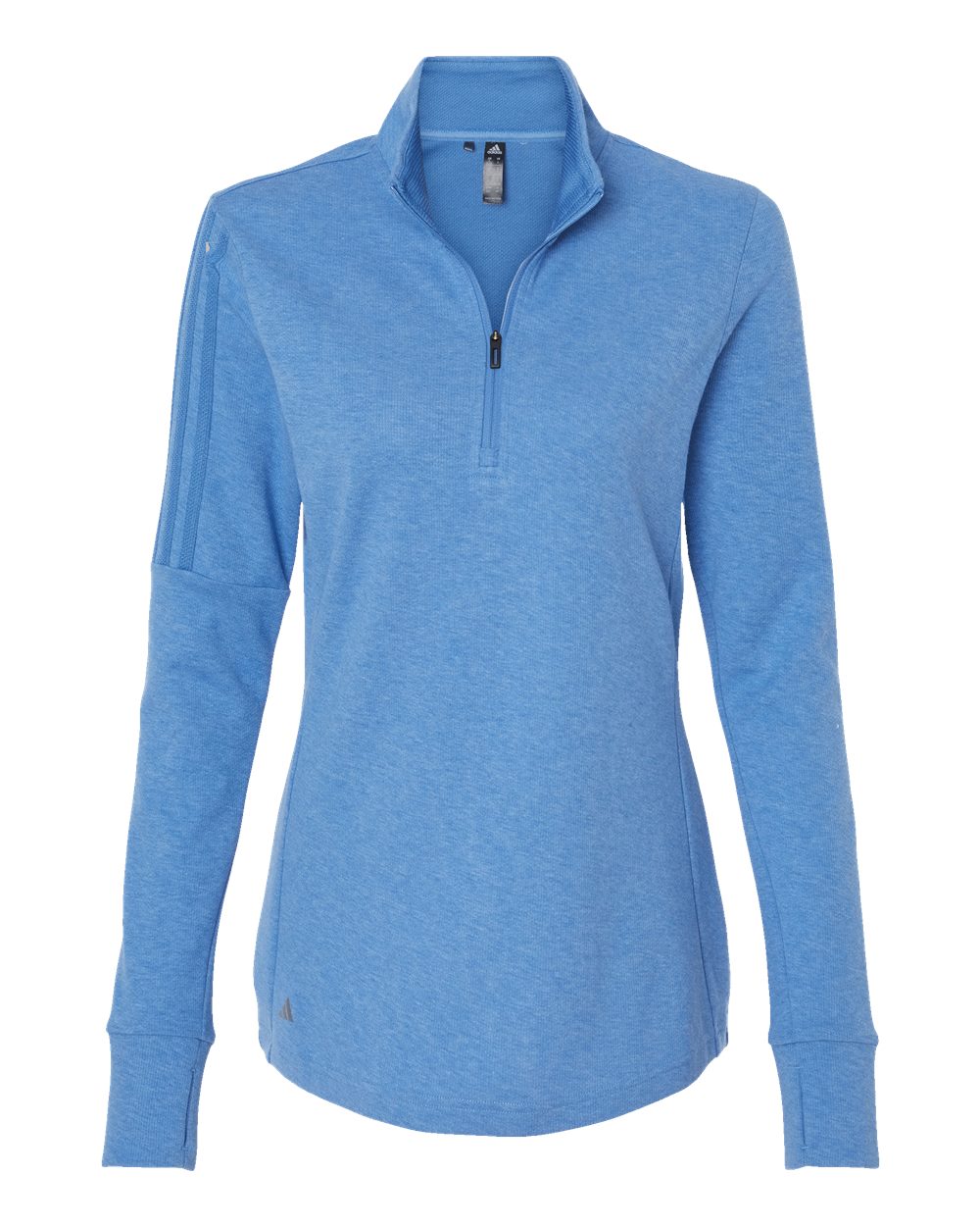 adidas Women's 3-Stripe Sweater - Focus Blue Melange