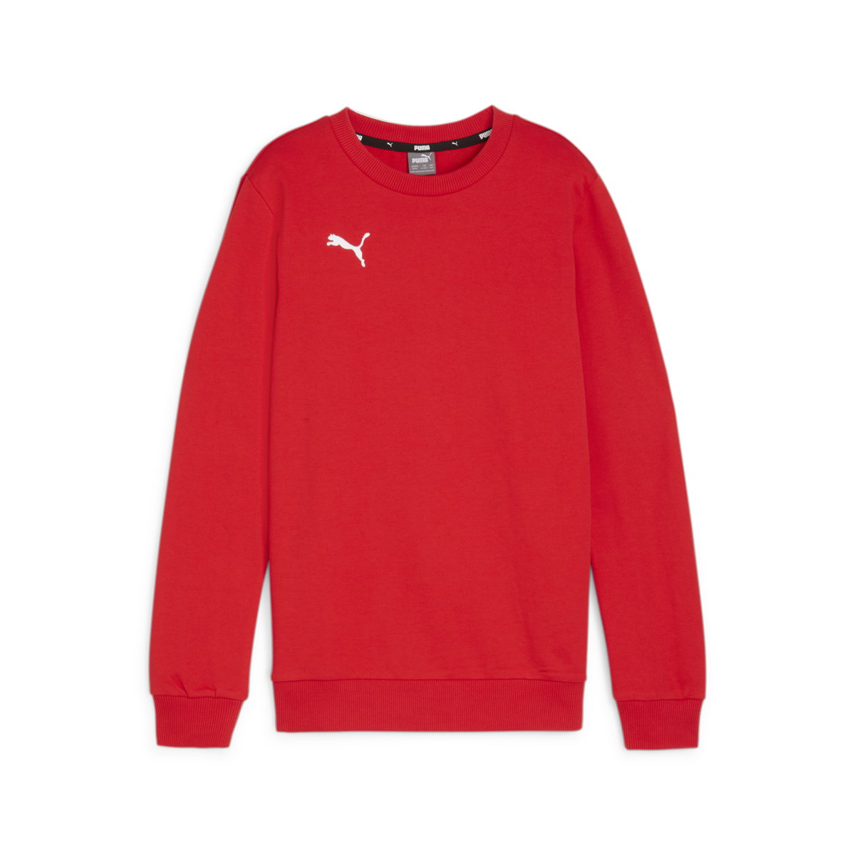 Puma Youth TeamGoal Casuals Crew Neck Sweat - Red
