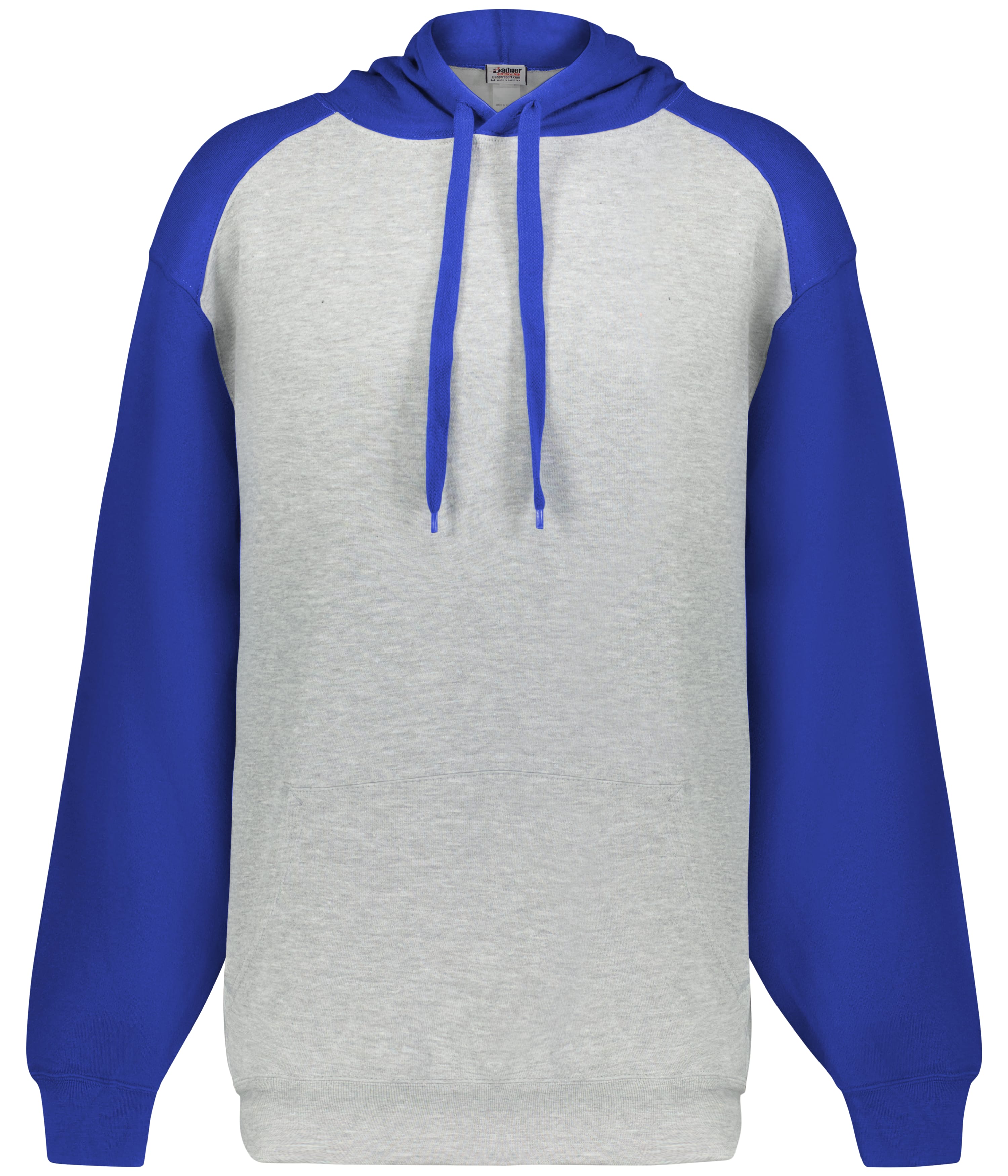 Badger Athletic Fleece Hoodie - Oxford/Royal