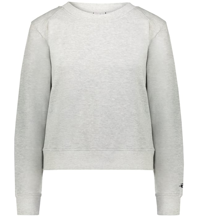 Badger Women's Fleece Crop Crew - Oxford