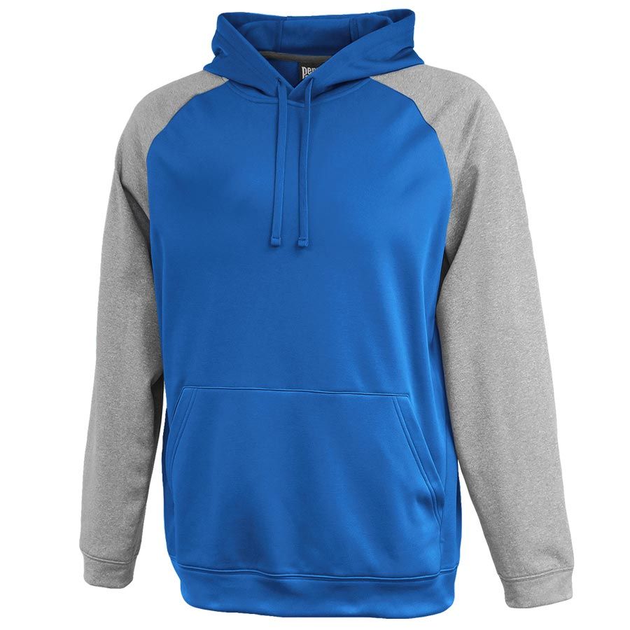 Pennant Interceptor Hoodie- Royal/Gray