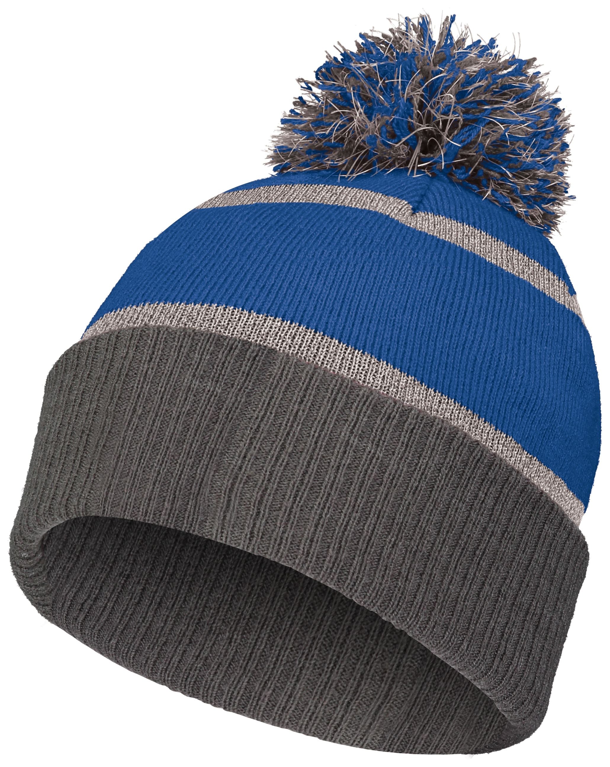 Holloway Reflective Beanie - Royal/Carbon