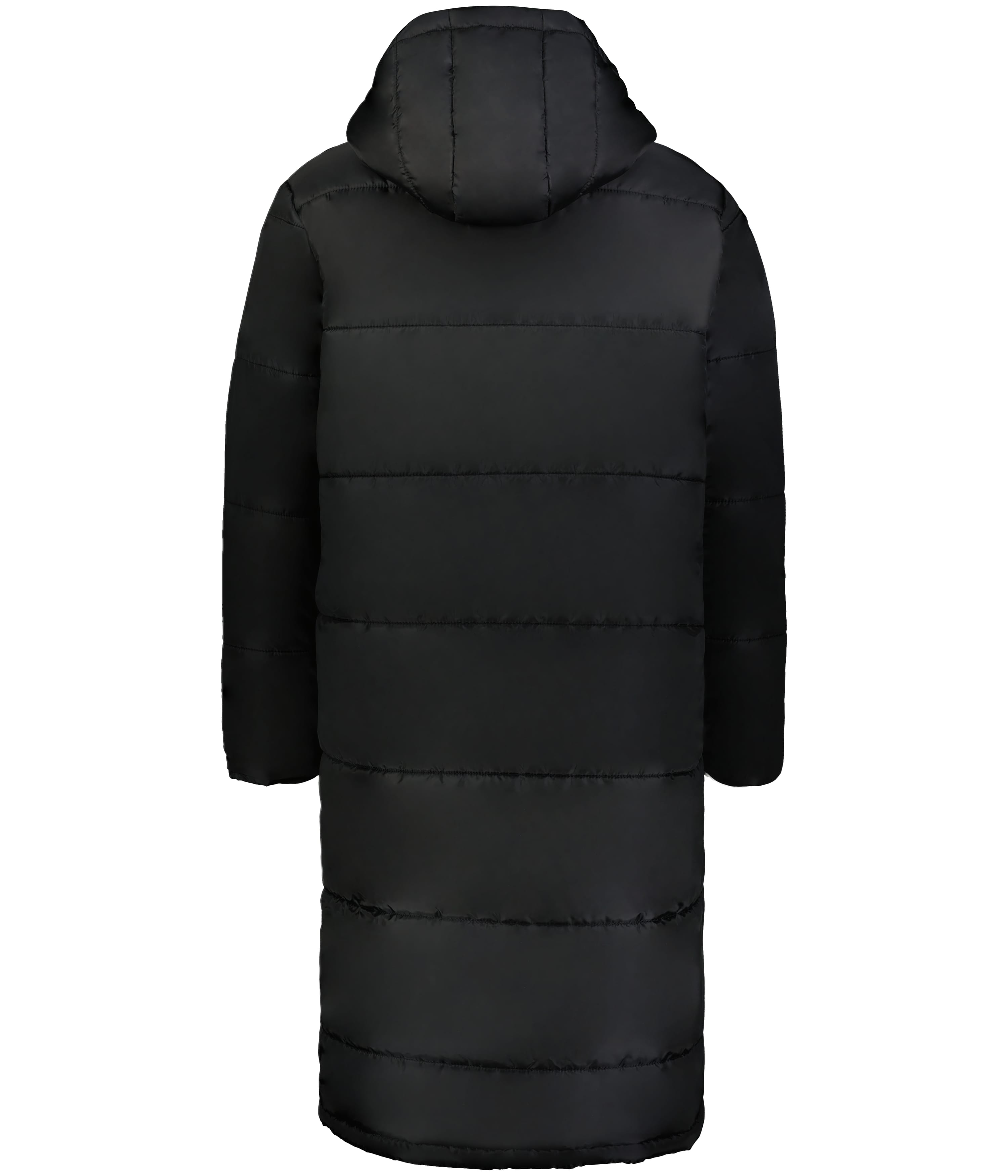 Augusta Cold Secure Long Puffer Jacket- Black