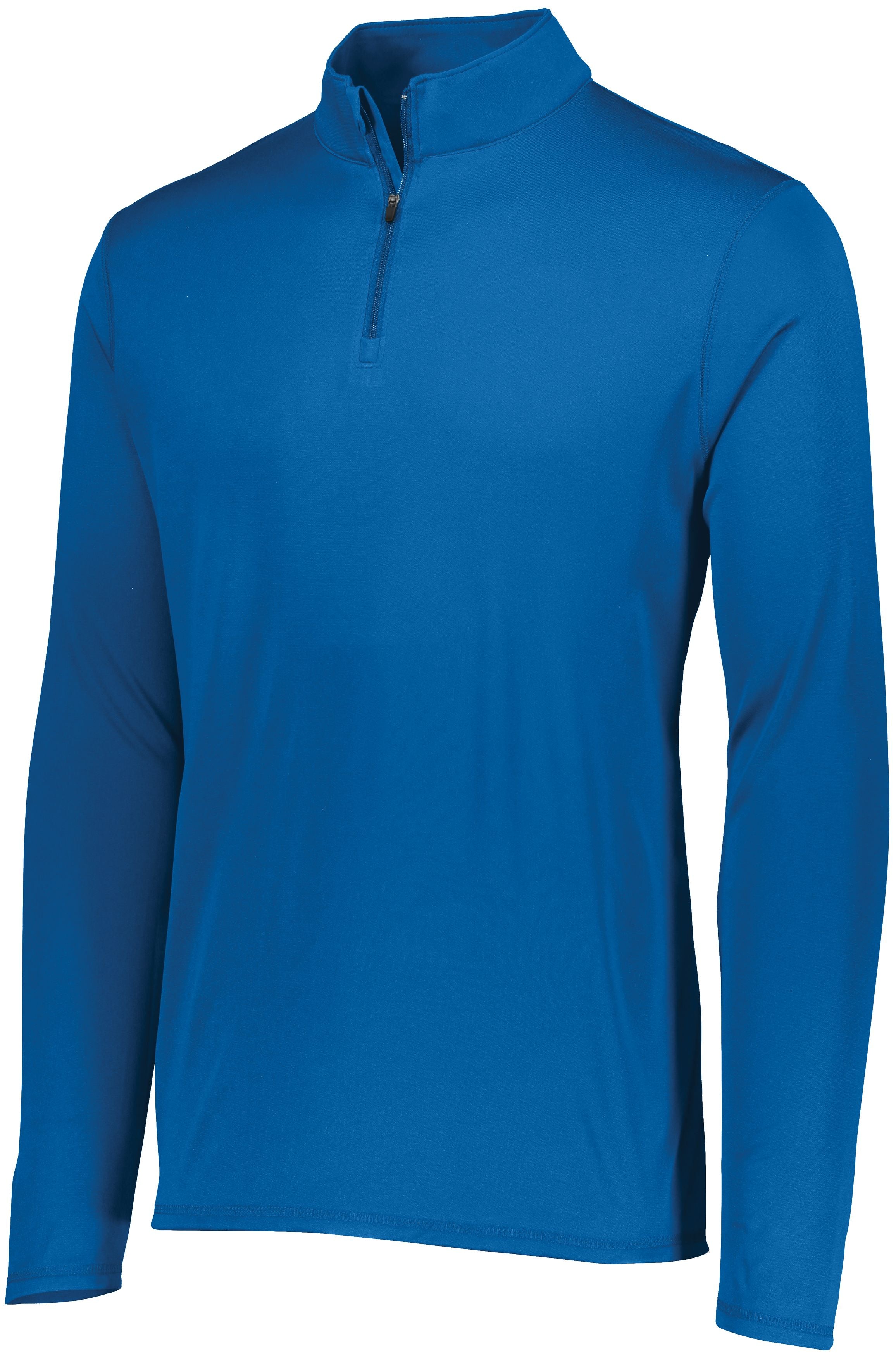 Augusta Attain Wicking 1/4 Zip Pullover- Royal