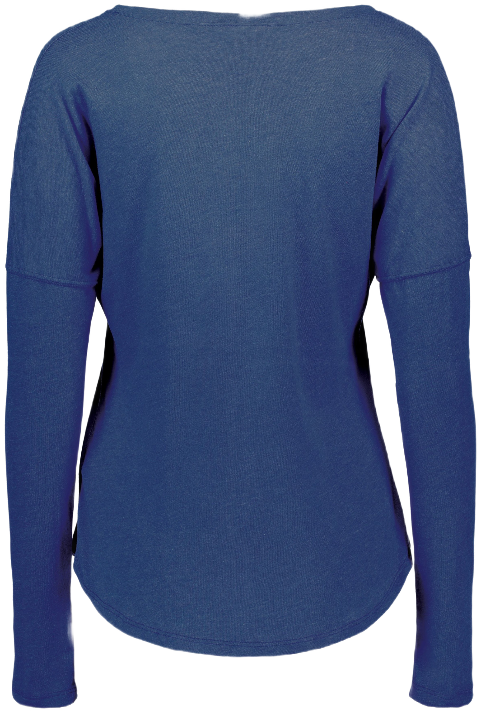 Augusta Women's Long Sleeve Tri-Blend Tee - Navy Heather