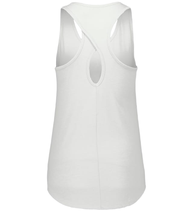 Augusta Women's Lux Tri-Blend Tank - White