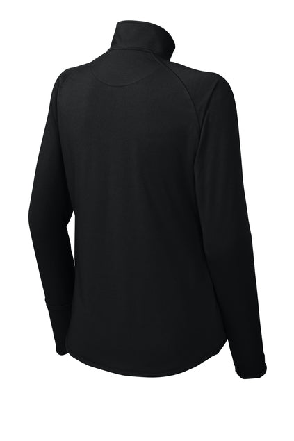 Sport Tek Sportwick Stretch Women's 1/4-Zip - Black