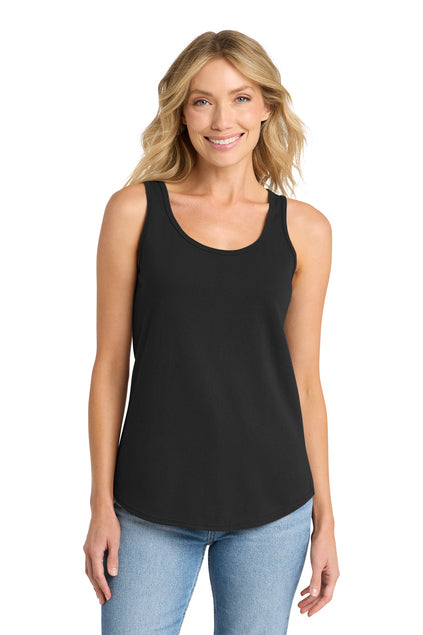 Port & Co Women's Core Cotton Tank Top - Black
