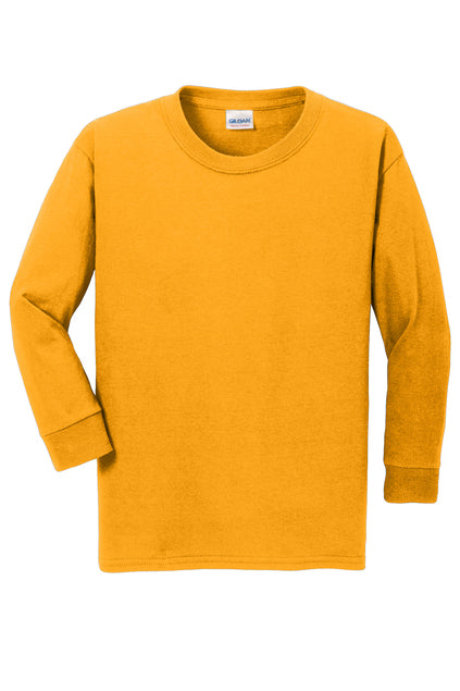 Gildan Youth Heavy Cotton Long Sleeve - Gold (Kearny)