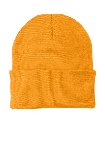 Port & Company Knit Beanie - Gold