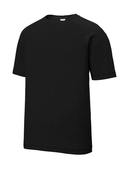 Sport Tek Tri-Blend Raglan Adult Tee - Black
