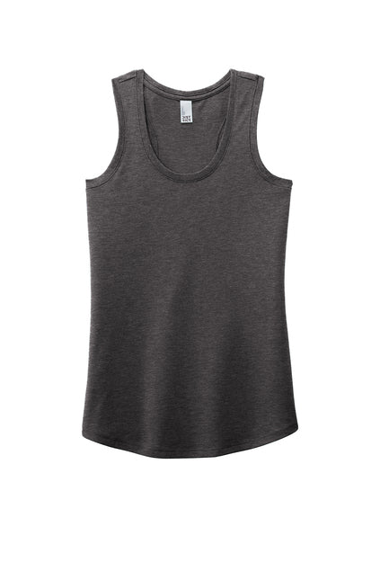 District Women’s Perfect Tri Racerback Tank - Heathered Charcoal