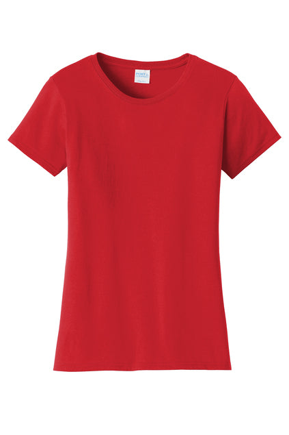 Port & Company Women's Fan Favorite Blend Tee - Bright Red