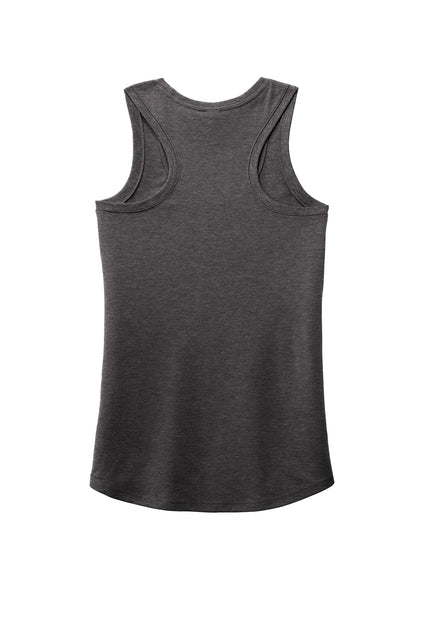 District Women’s Perfect Tri Racerback Tank - Heathered Charcoal