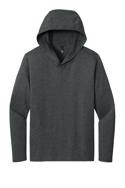 District Lightweight Adult Tri Blend Hoodie - Black Frost