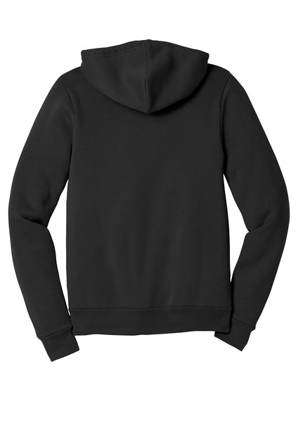 BELLA+CANVAS Unisex Sponge Fleece Full-Zip Hoodie - Black