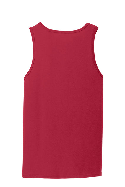 Port & Co Adult Core Cotton Tank Top - Red