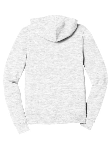 BELLA+CANVAS Unisex Sponge Fleece Full-Zip Hoodie - Ash