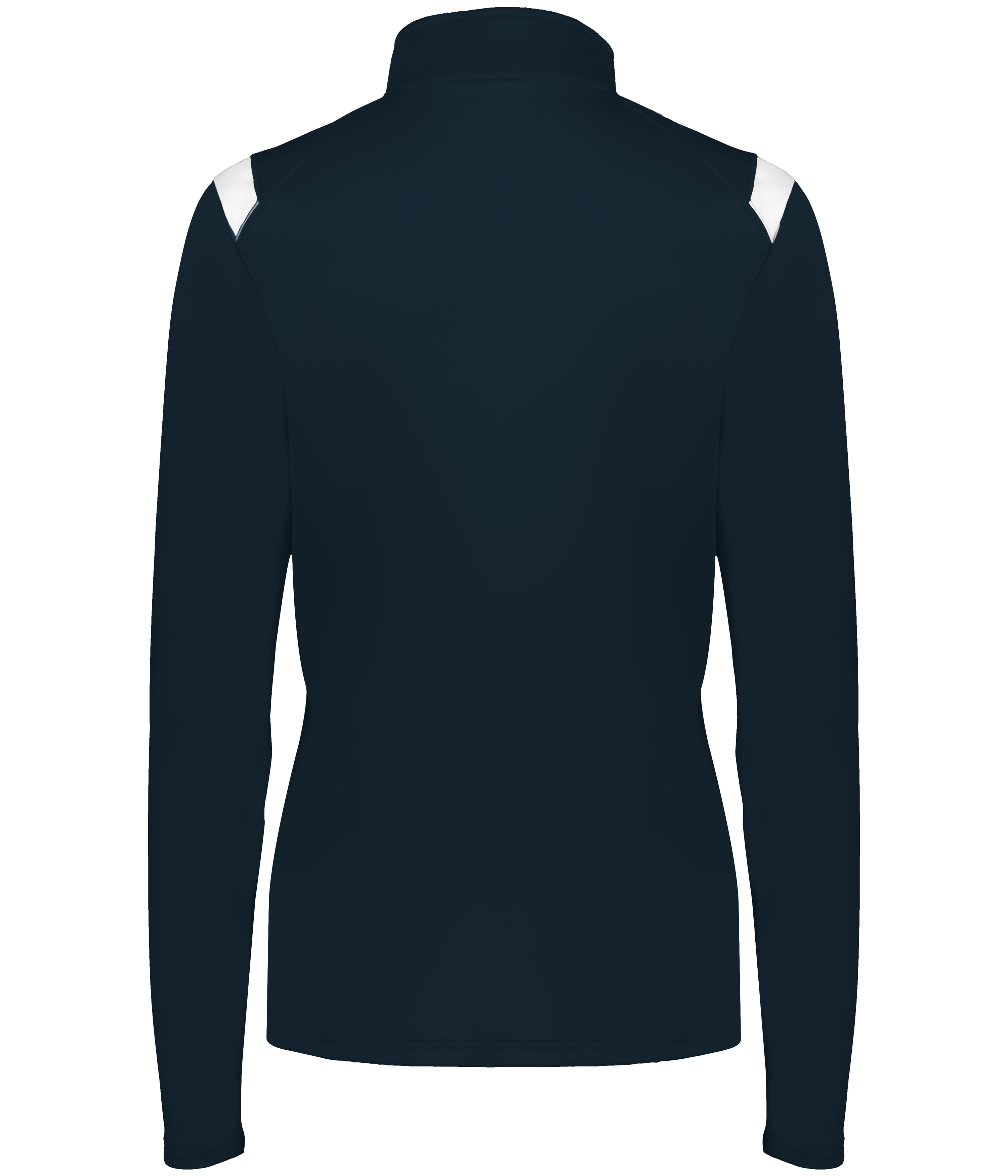 Badger Women's On The Rise 1/4 Zip Pullover - Navy/White