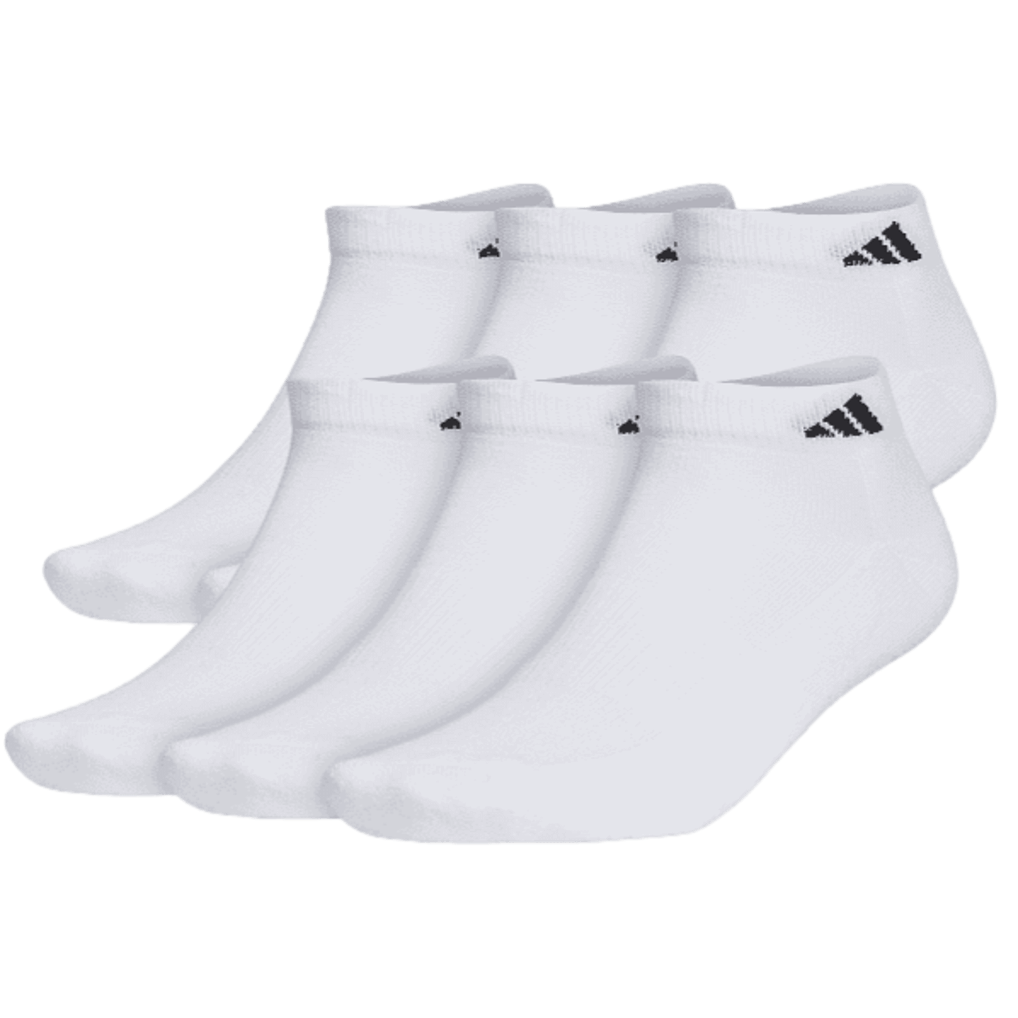 Adidas Athletic Cushioned Low-Cut Socks (6 pk) - White 5140287