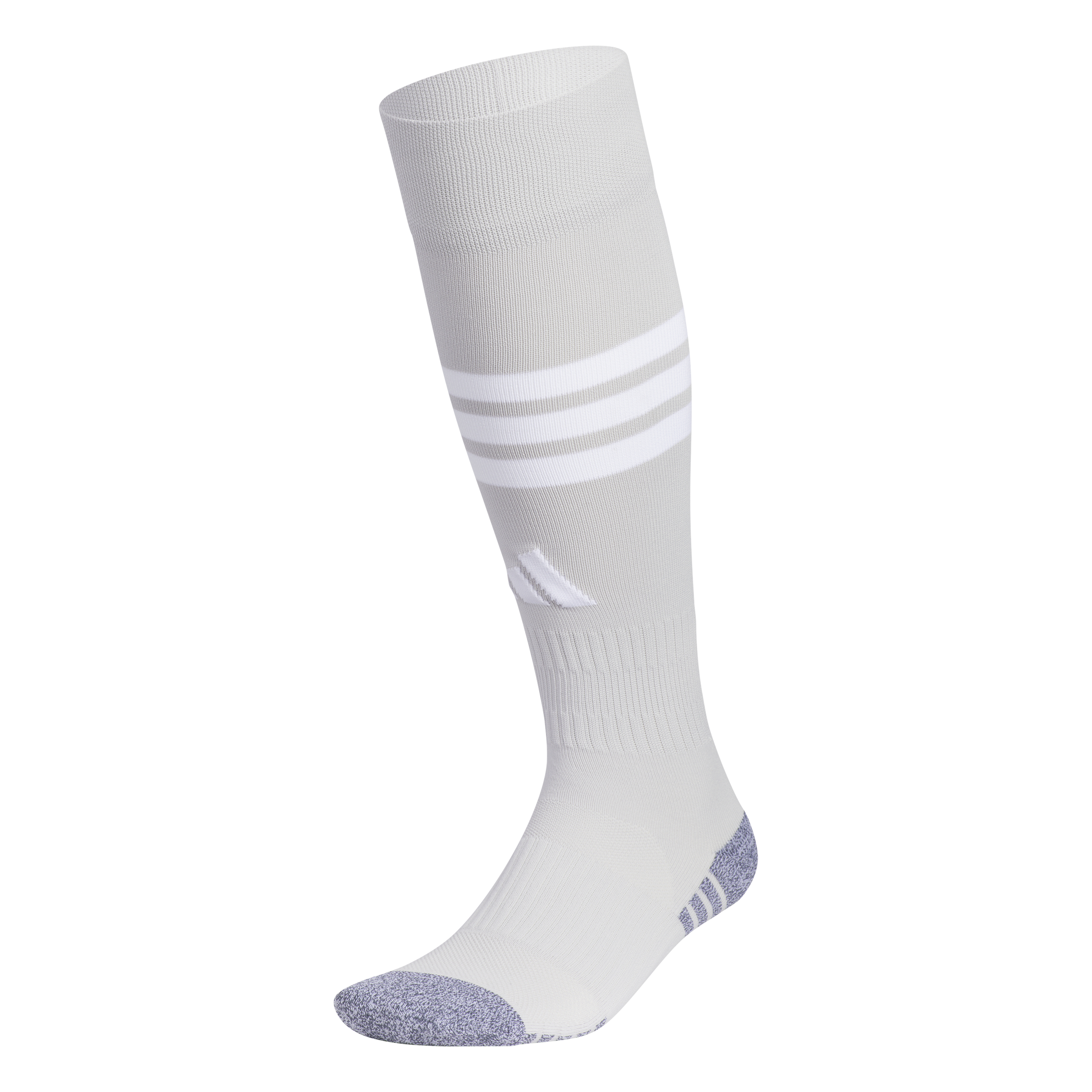 adidas 3 Stripe Hoop 2 Over the Calf Socks - Light Grey 5159080