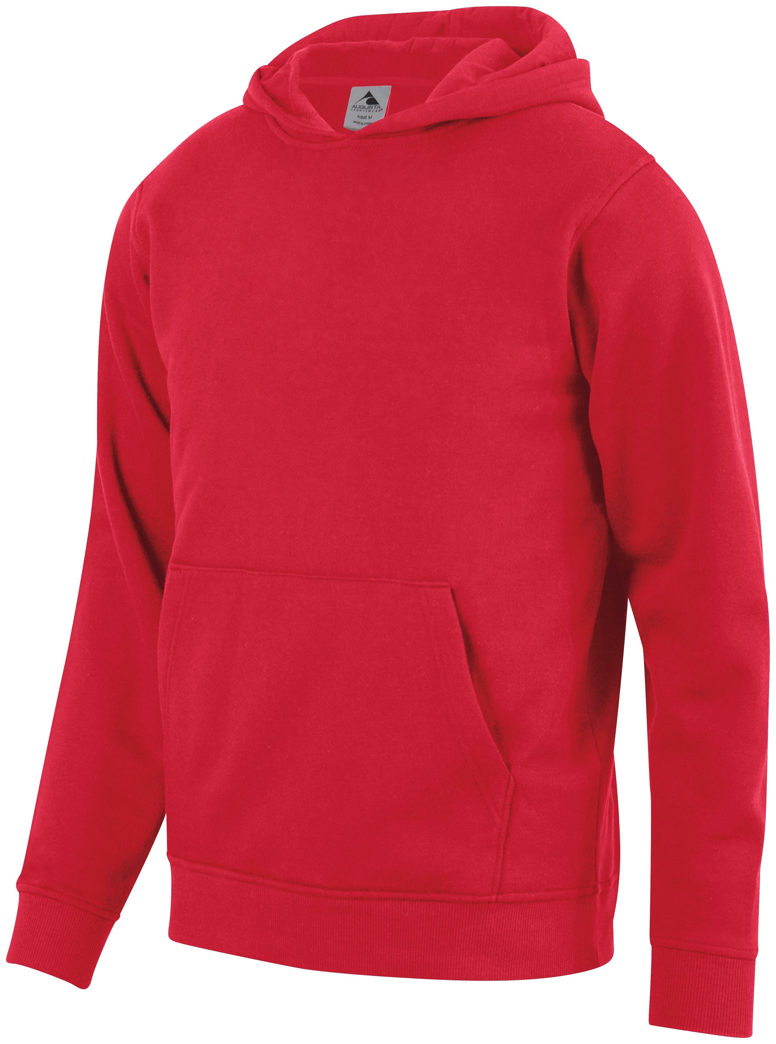 Augusta Youth 60/40 Fleece Hoody - Red