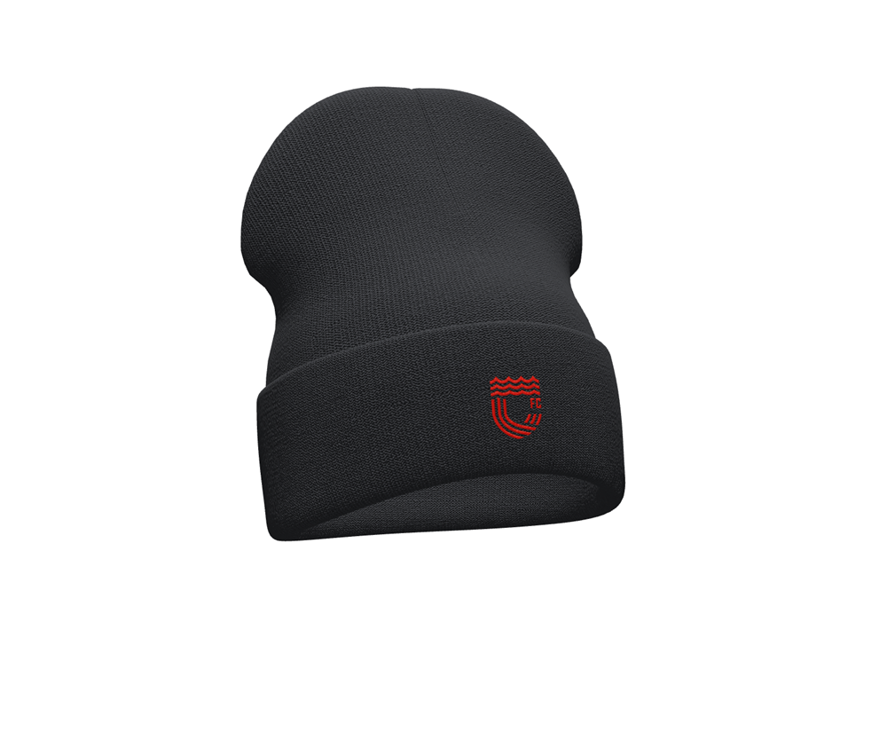 Clippers Knit Fold Over Beanie (Black)