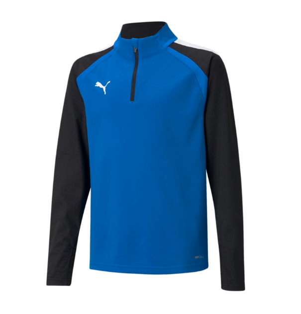 Puma TeamLiga 25 Youth 1/4 Zip Top - Electric Blue 657237-02
