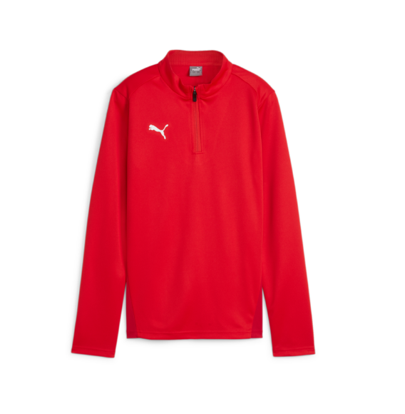 Puma TeamGoal Womens 1/4 Zip Top - Red 658631-01