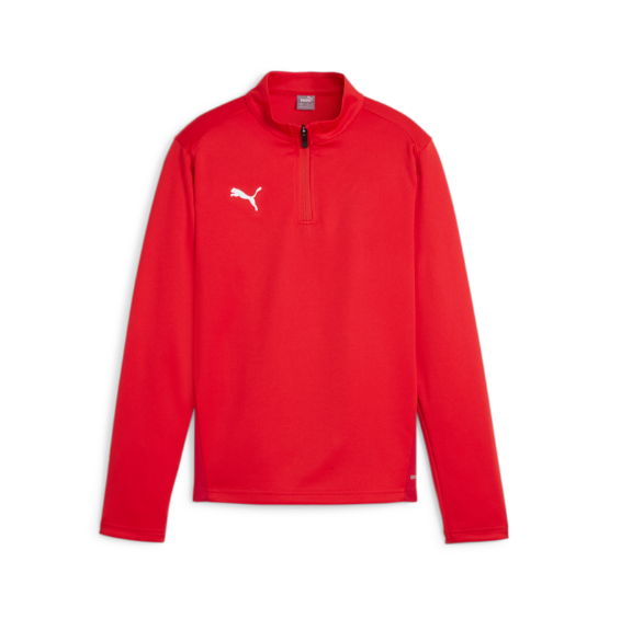 Puma TeamGoal Youth 1/4 Zip Top - Red 658632-01
