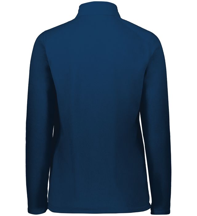 Ladies Micro-Lite Fleece 1/4 Zip Pullover- Navy