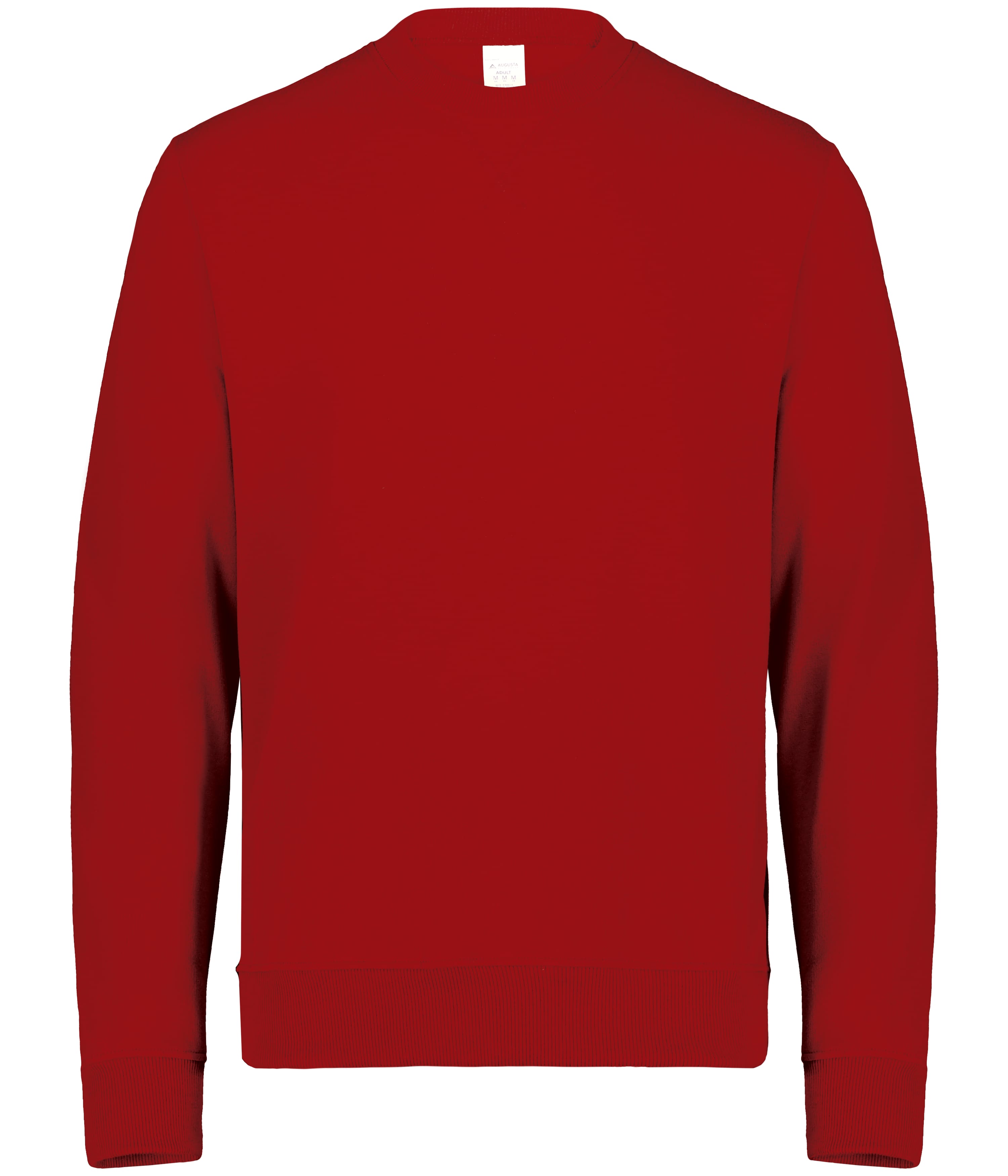 Augusta All-Day Core Basics Fleece Crew - Cherry Red