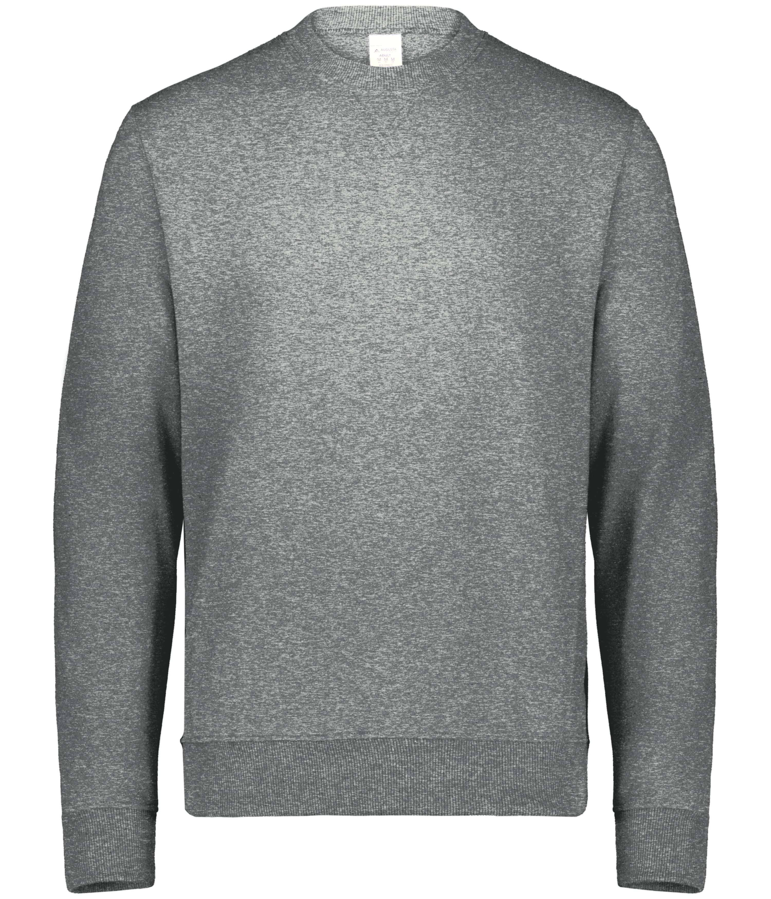 Augusta Youth All-Day Core Basics Fleece Crew - Platinum Heather