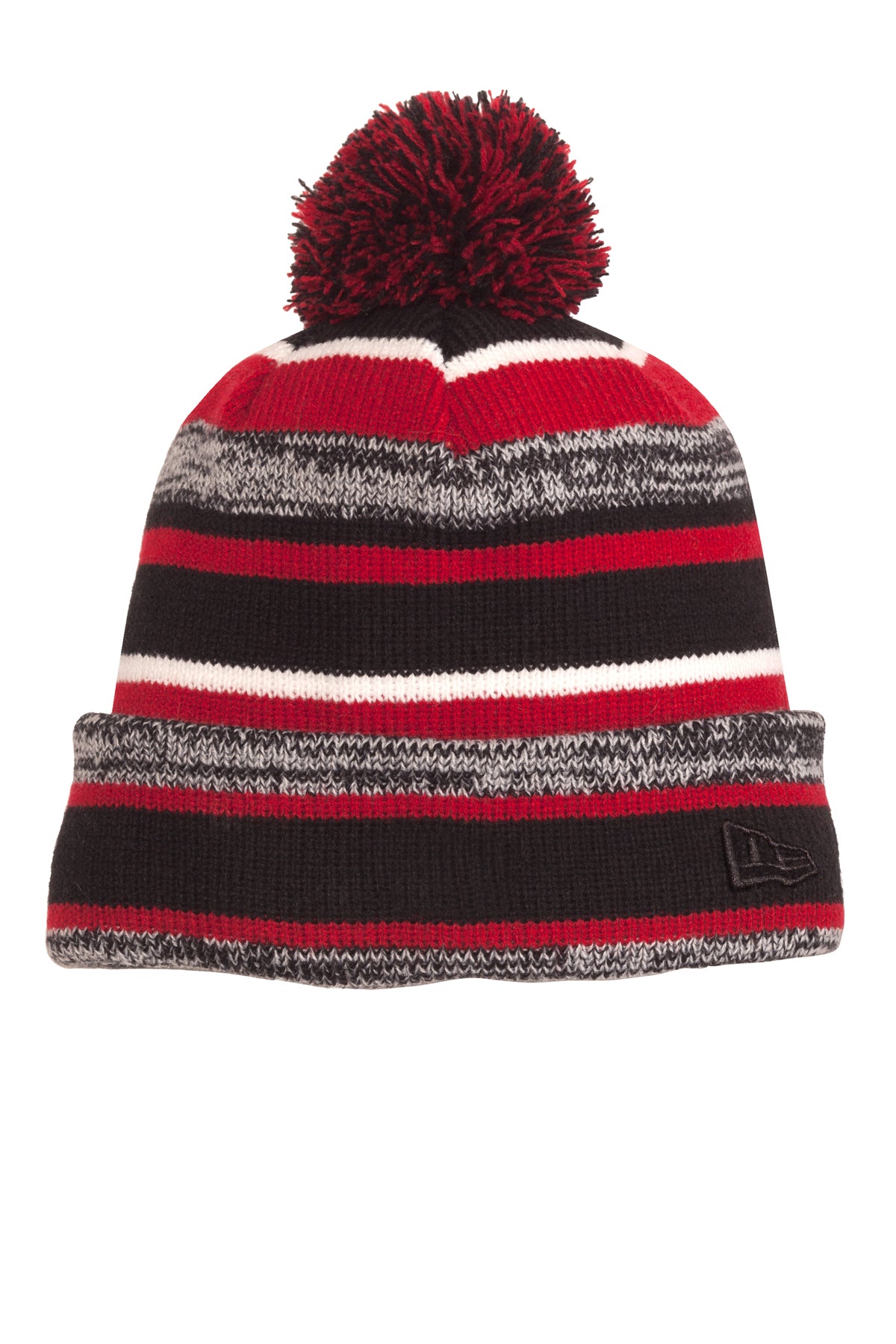 New Era Sideline Beanie -Black/Scarlet
