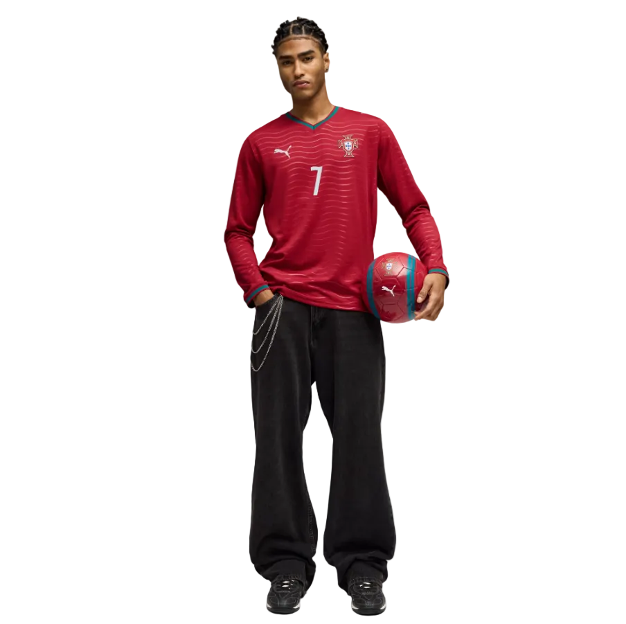 Puma Portugal 2026 Ronaldo Long Sleeve Home Jersey