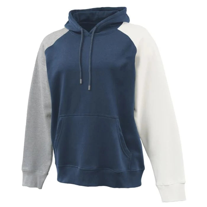 Pennant Colorblock Hoodie- Navy