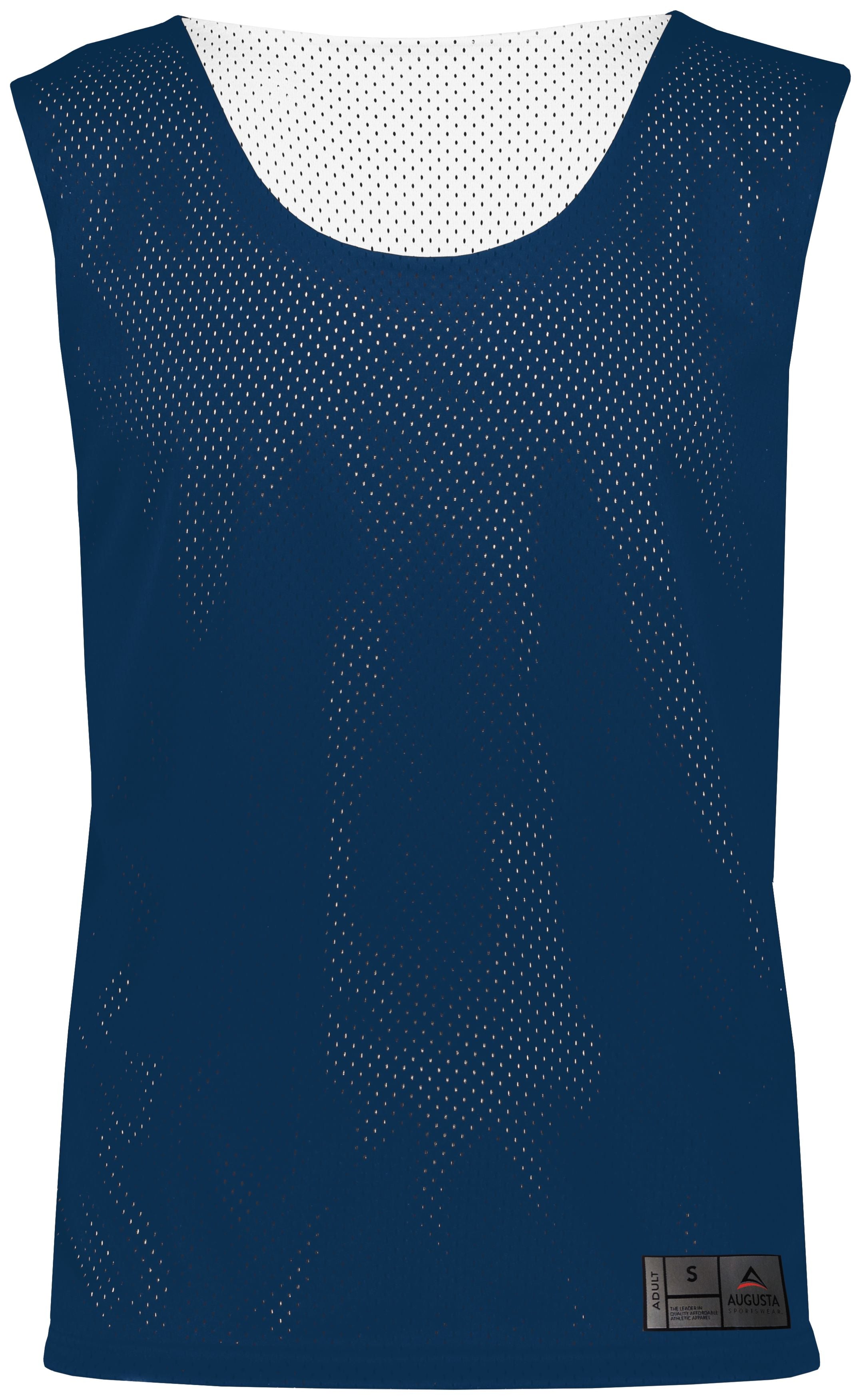 Augusta Reversible Mesh Pinnie - Navy/White