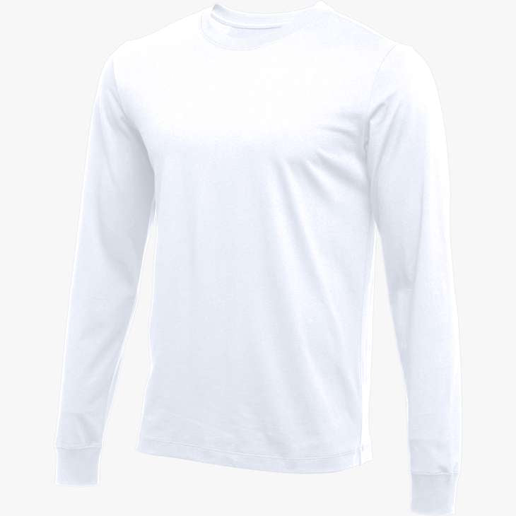 Nike Long Sleeve Cotton T-Shirt - White DB2923-376