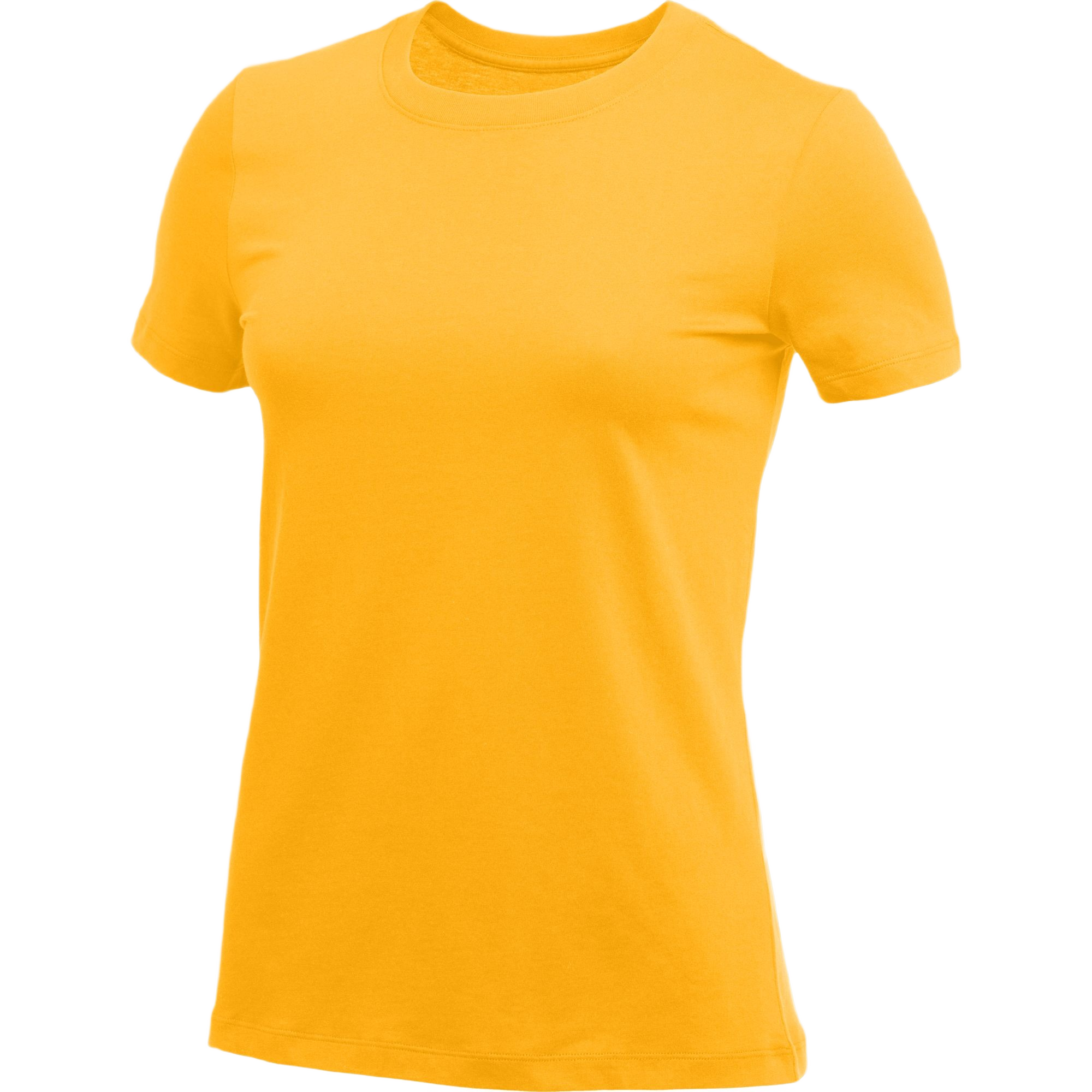 Nike Womens Cotton Crew S/S Tee - University Gold CJ1769-716