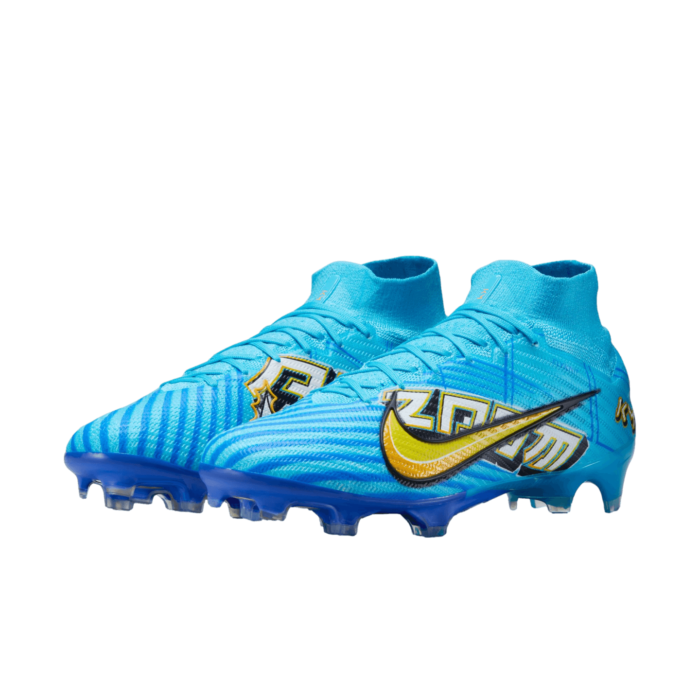 Nike Zoom Mercurial Superfly 9 Elite KM Mbappe Firm Ground Cleats DO9342-400