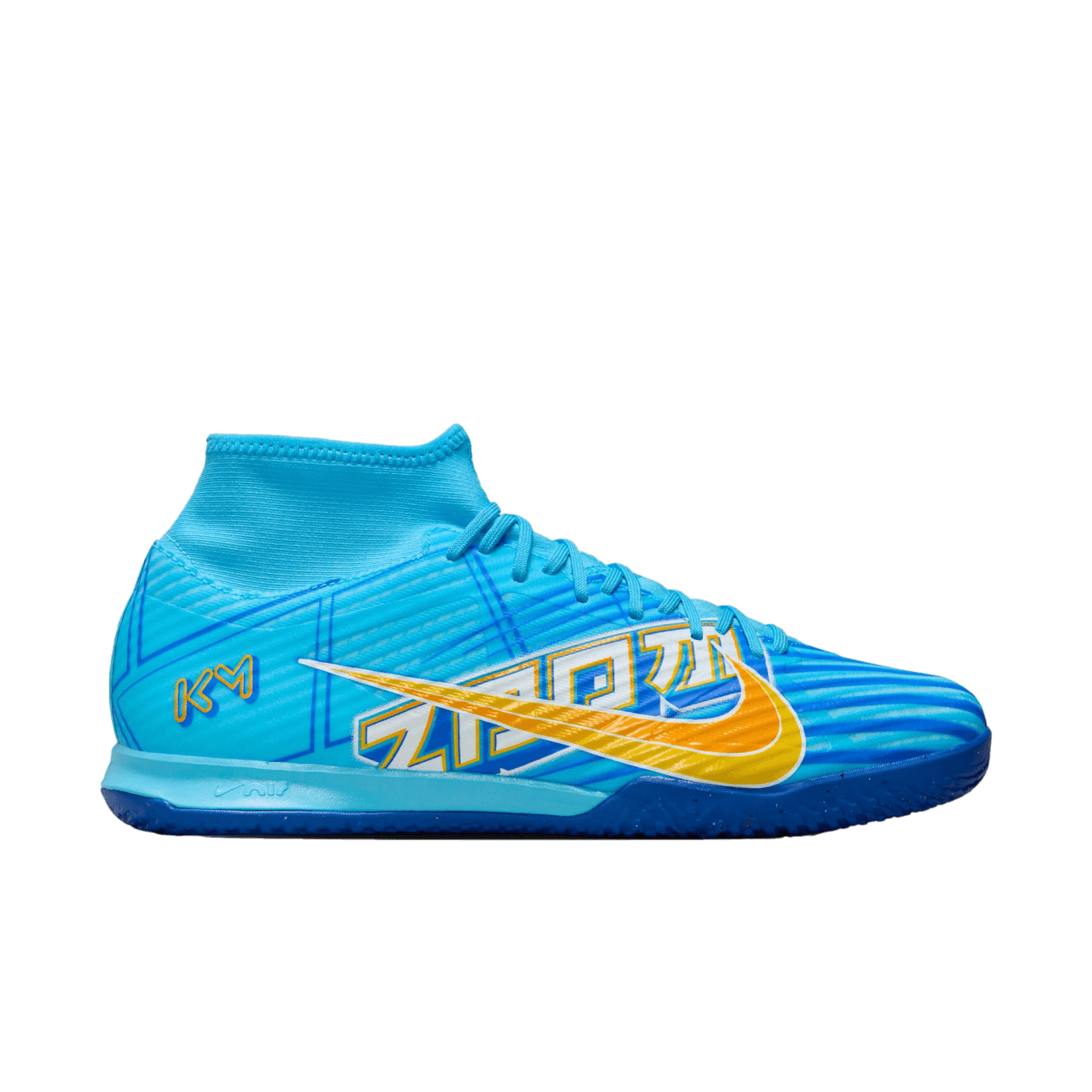 Nike Zoom Mercurial Superfly 9 Academy KM Mbappe Indoor Shoes DO9346-400