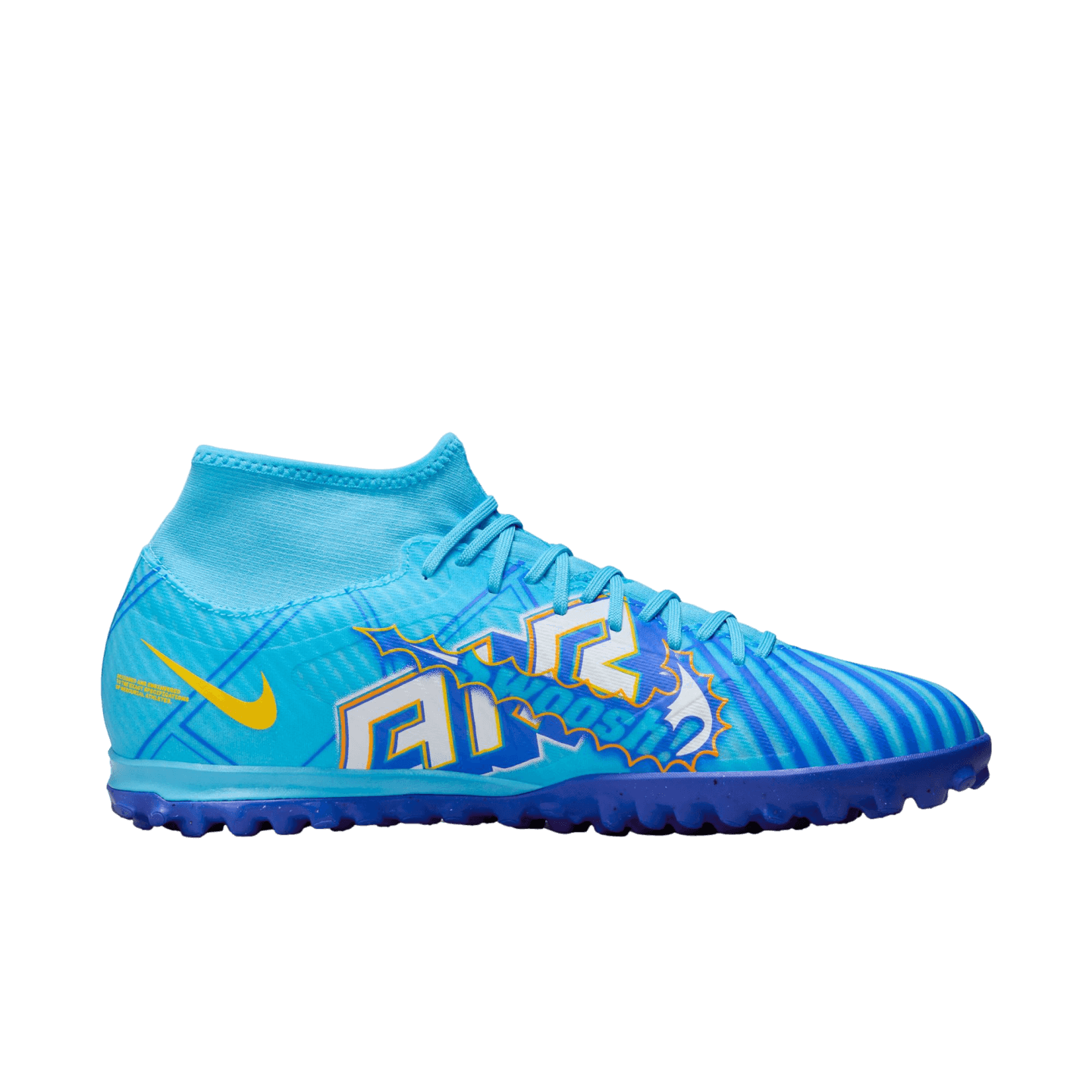 Nike Zoom Mercurial Superfly 9 Academy KM Mbappe Turf Shoes DO9347-400