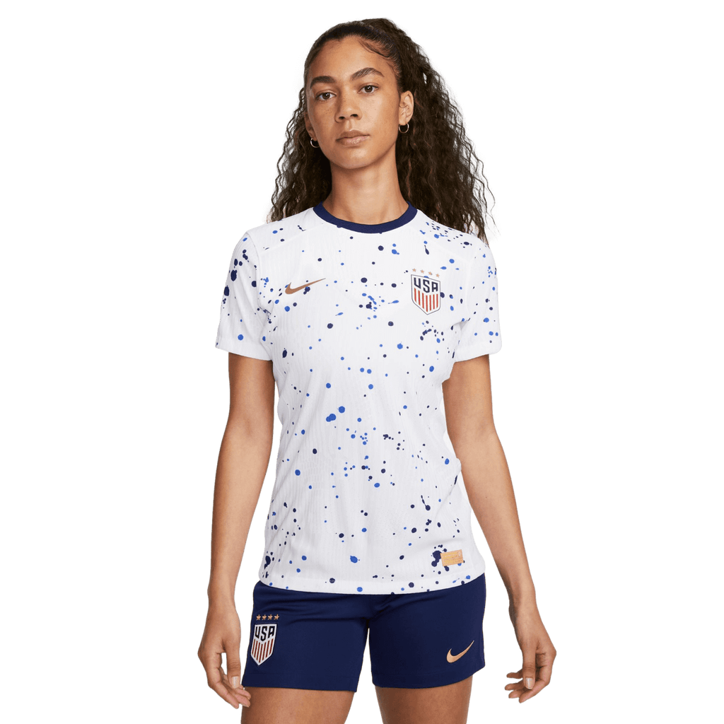 Nike Breathe USA Stadium Women's 2023 Home Jersey - White/Loyal  Blue/Metallic Gold