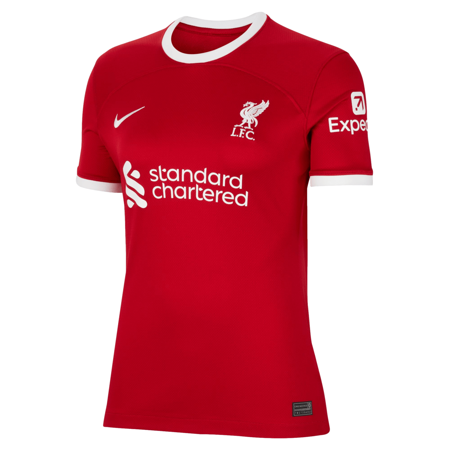 Nike Liverpool 23 24 Camiseta de futbol local para mujer DX2733 688 Rojo