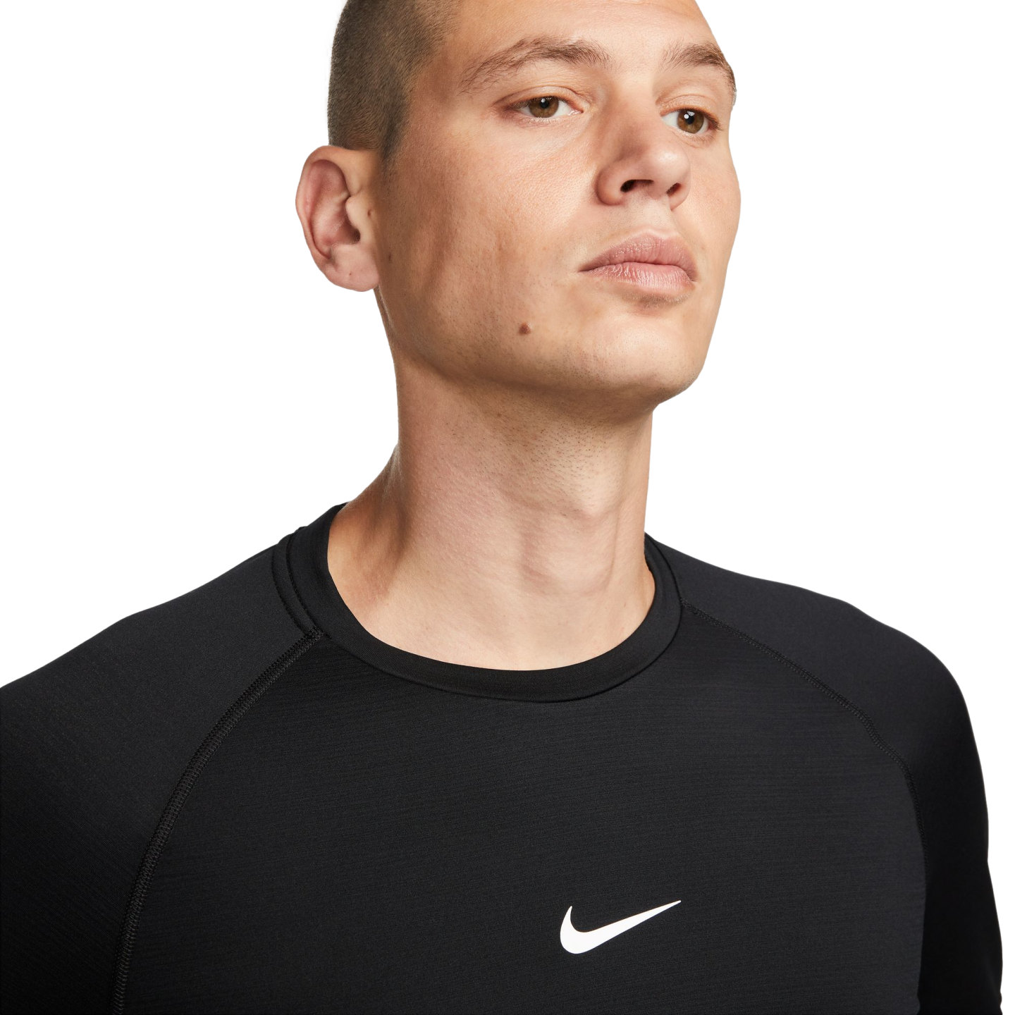 Nike Pro Warm Long Sleeve Top - Black