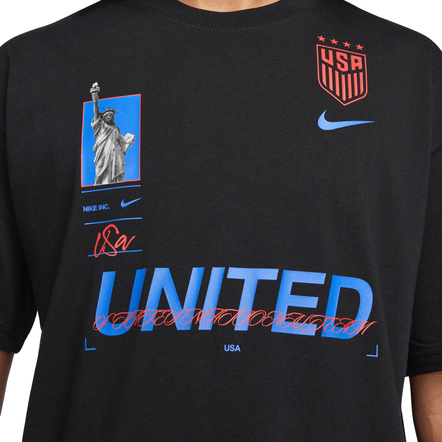 Nike USA Max90 Soccer Tee FD1016-010