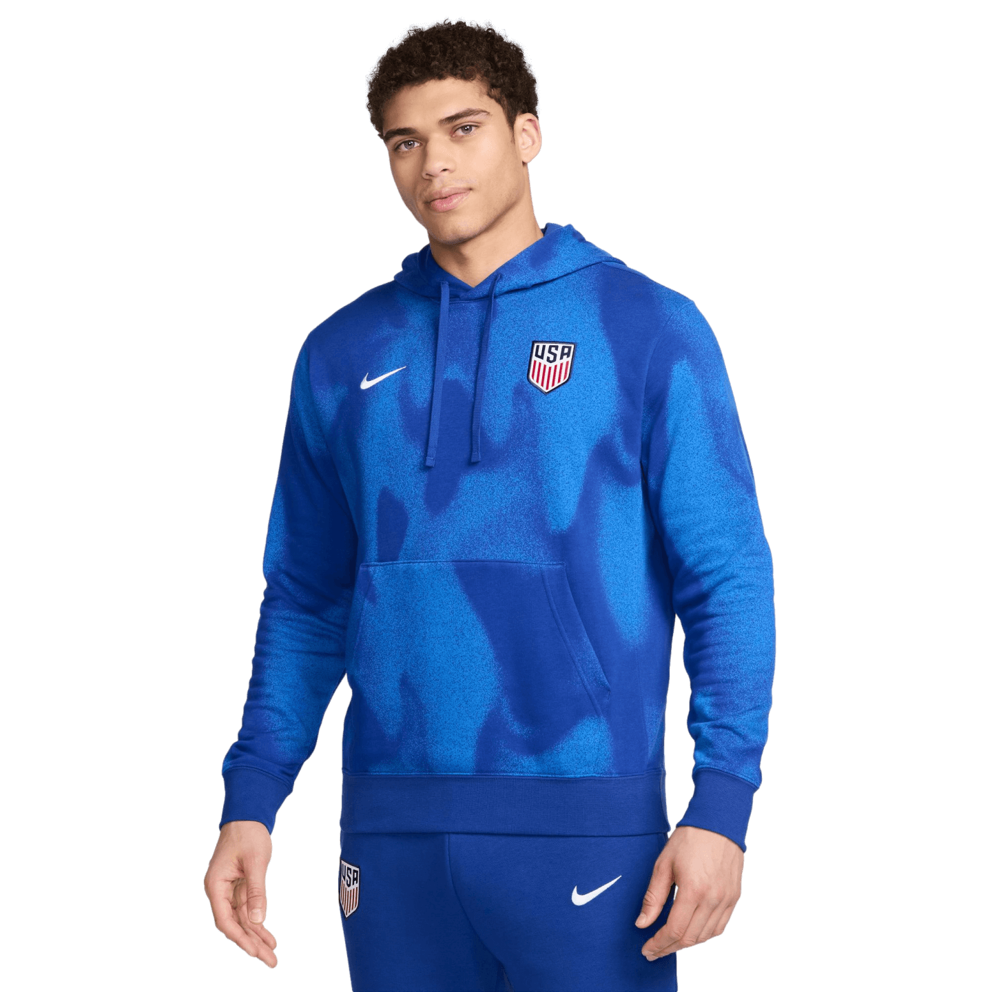 Nike USA NSW Club Sudadera con capucha Futbol FJ7250 417 Azul