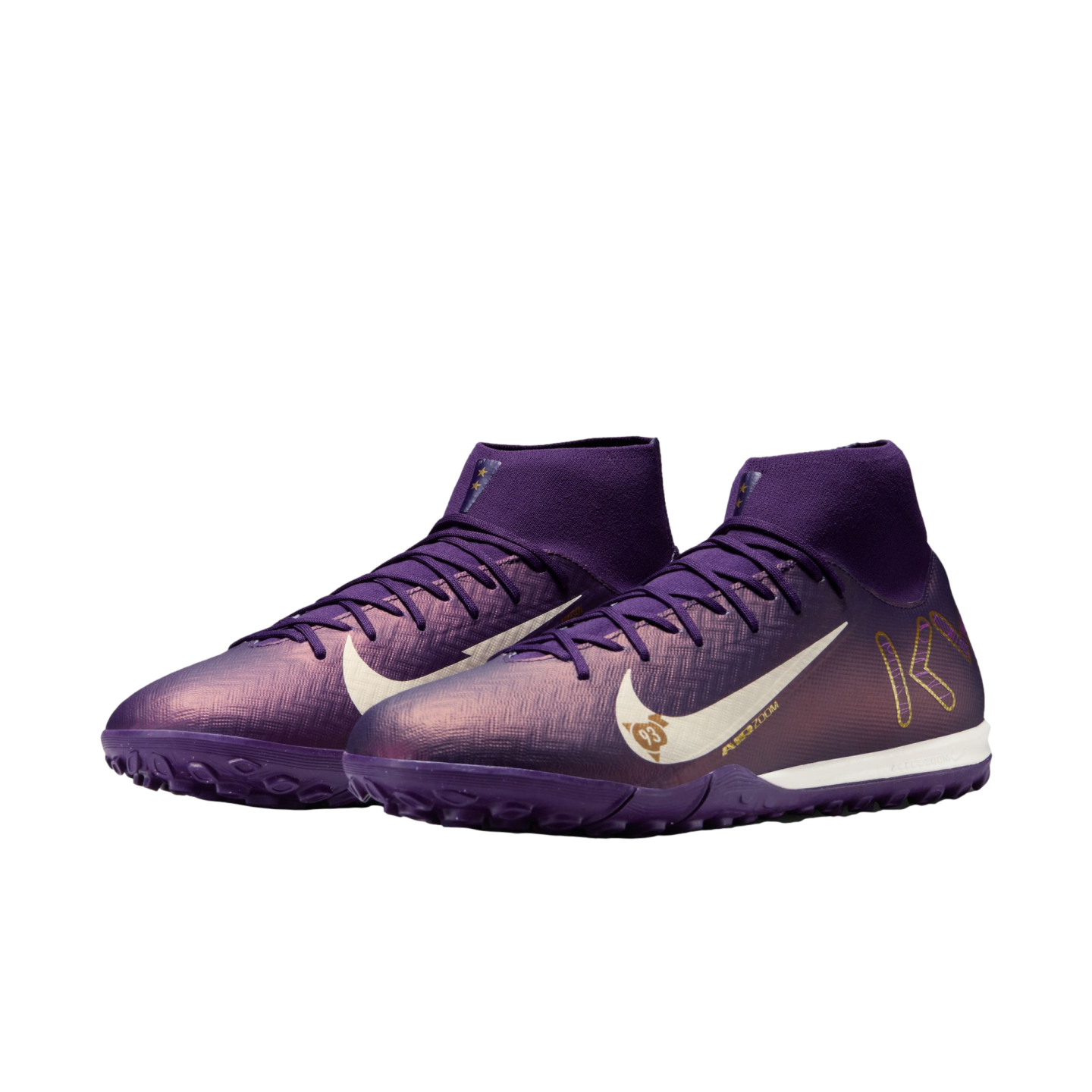 Nike Mercurial Superfly 10 Academy KM Mbappe Turf Shoes FQ8333-500